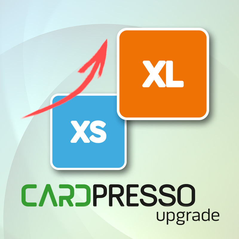 cardPresso Upgrade XS auf XL
