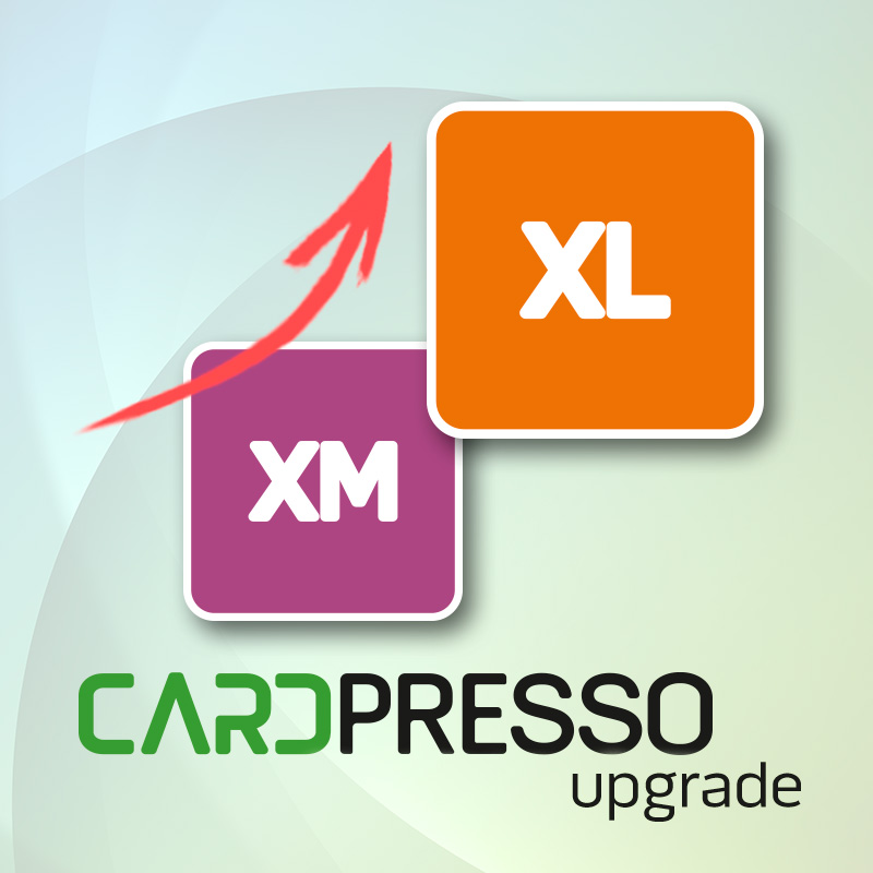 cardPresso Upgrade XM auf XL
