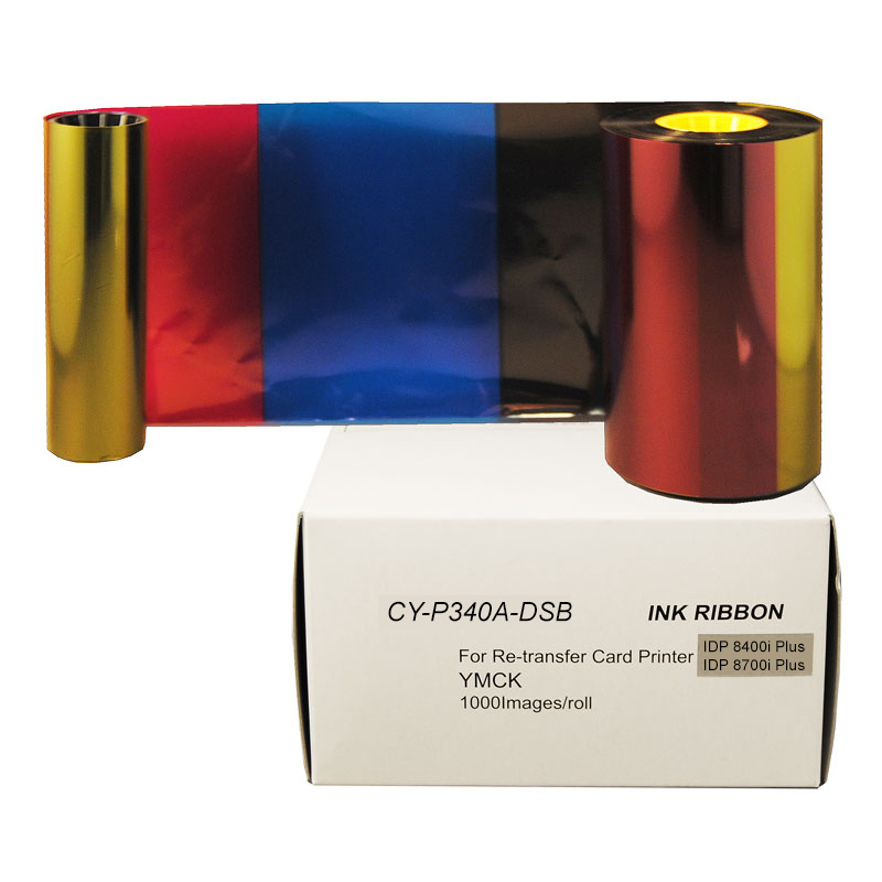 4-Farb Folie (YMCK) für IDP/DNP Plus Re-Transfer Kartendrucker