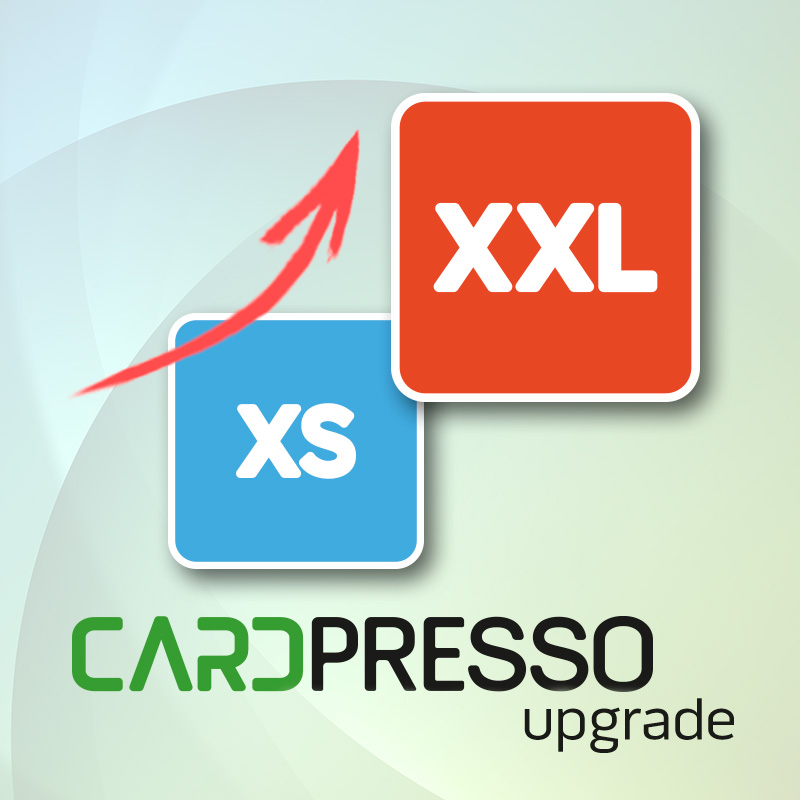 cardPresso Upgrade XS auf XXL