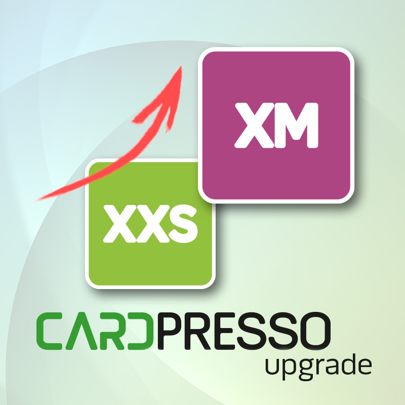 cardPresso Upgrade XXS auf XM