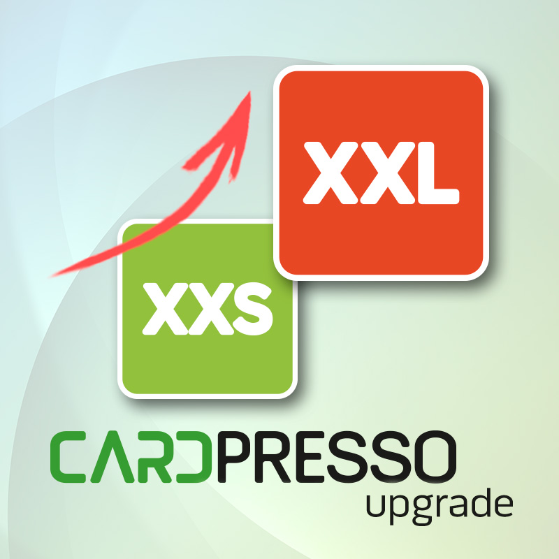 cardPresso Upgrade XXS auf XXL