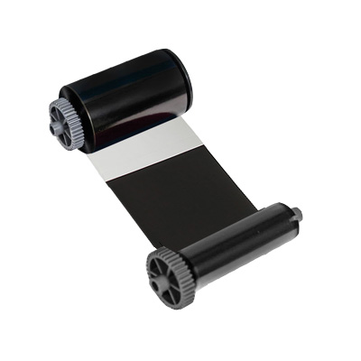 Schwarzes Thermotransferband mit Overlay (KO) für SMART Kartendrucker