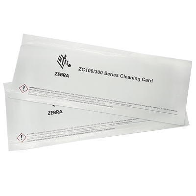 Reinigungskarten-Set (2 Stk.) für Zebra ZC Kartendrucker