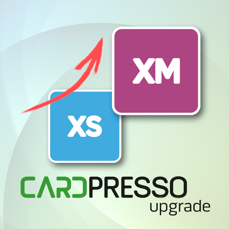 cardPresso Upgrade XS auf XM