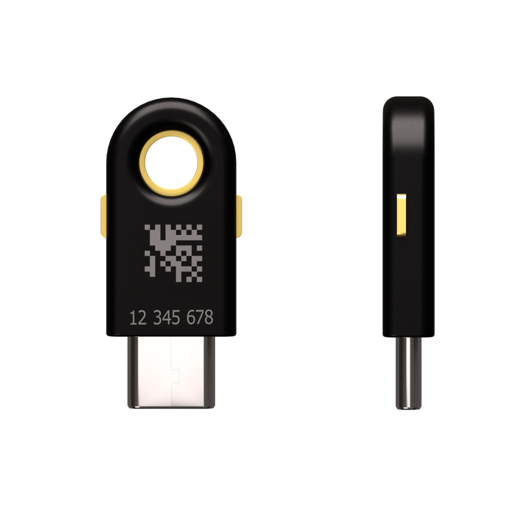 YubiKey 5C Rückseite