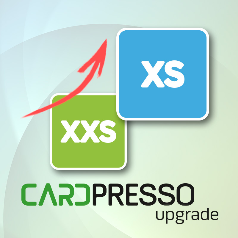 cardPresso Upgrade XXS auf XS